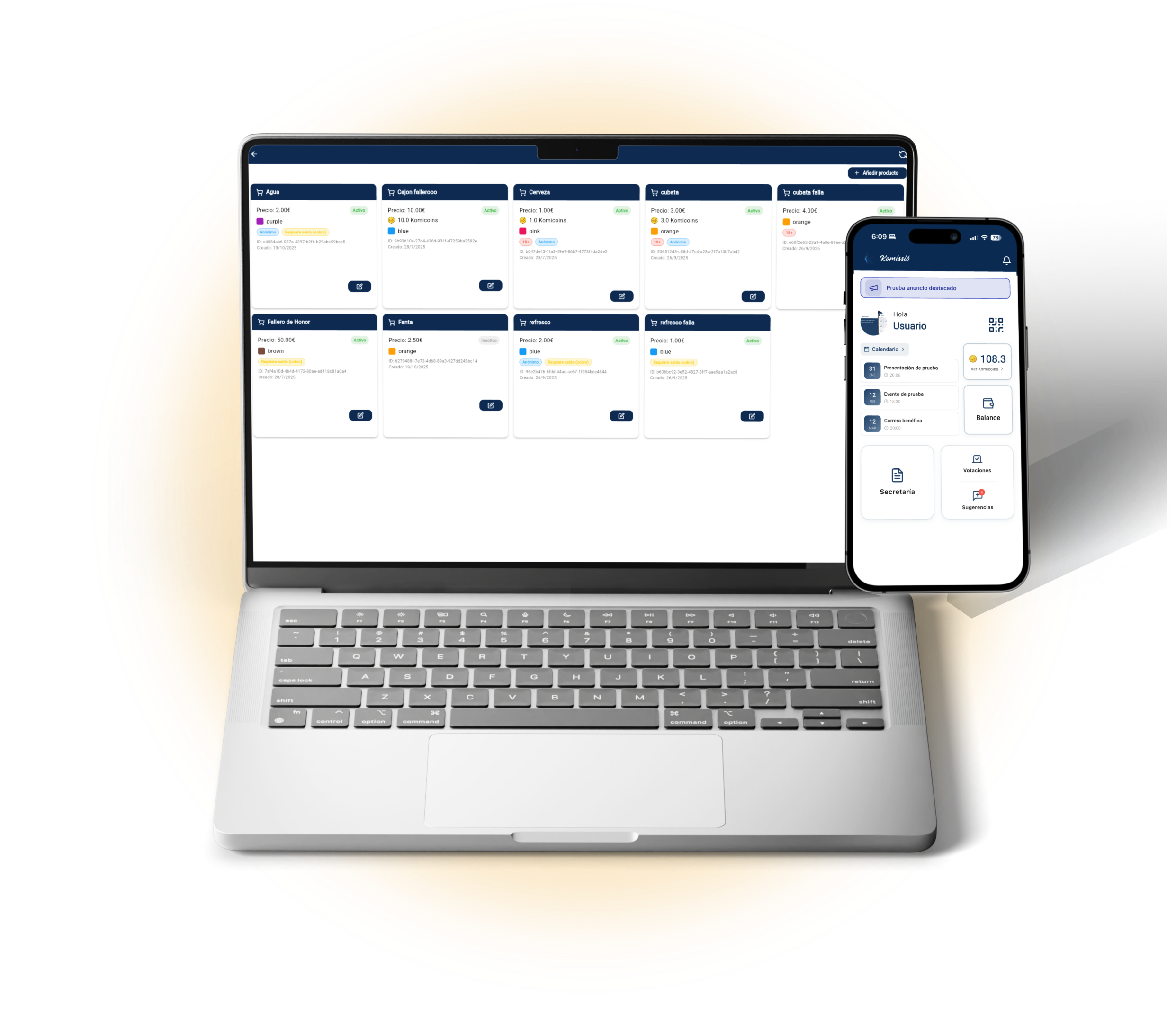 App para fallas Komissió - Gestión digital para comisiones falleras