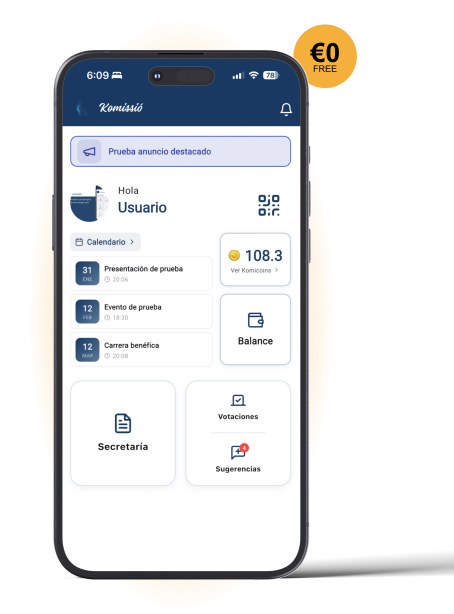 Gestión digital para comisiones falleras - Plan básico